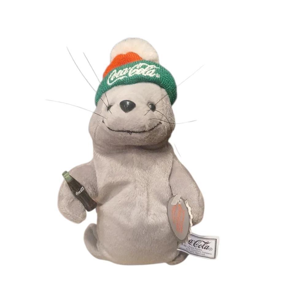 Vintage Coca-Cola Plush Seal